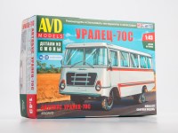 Сборная модель 1:43 Автобус Уралец-70С (AVD Models, смола)
