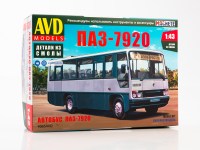 Сборная модель 1:43 Опытный автобус ПАЗ-7920 (AVD Models, смола)