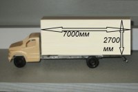 Комплект для сборки: металлическая рама 1:43 для ГорькийОН Некст 4х2, база 5800, свес 2540 (Клен)