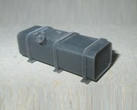 Топливный бак старого образца 250 литров 1:43 для масштабных моделей -53212, -54112 и других из Набережных Челнов (Демидовъ)