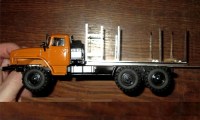 Готовая модель сортиментовоза -4320 на базе модели 1:43 от Автоистории