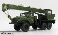 Коллекционная масштабная модель 1:43 Автокран Ивановец на  шасси -4320,  хаки (Start Scale Models)