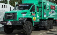 Vеталлическая рама 1:43 шасси из Миасса 6х6 Некст, база 4755, свес 1890 (Клен)