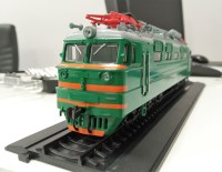 Масштабная модель 1:87 Рельсы-подставка с колеей 17,5 мм для моделей локомотивов и вагонов журнальной серии "Наши Поезда" (Modimio)