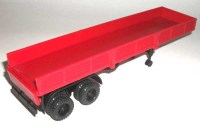 Коллекционная масштабная модель 1:43 Полуприцеп ОдАЗ-9370 красный (Элекон)