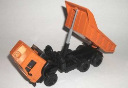 Коллекционная масштабная модель 1:43 КамАЗ-5511 обр 1976г оранжевый (Элекон)