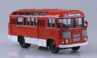 Коллекционная масштабная модель 1:43 Автобус ПАЗ-672М красный (Советский Автобус)