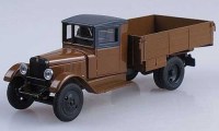 Коллекционная масштабная модель 1:43 грузовой автомобиль АМО 2  коричневый (Наш Автопром)