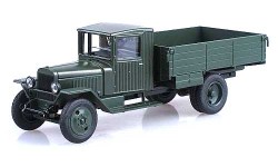 Коллекционная масштабная модель 1:43 грузовой автомобиль ЗиС 5В темно-зеленый (Наш Автопром)