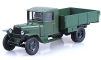 Коллекционная масштабная модель 1:43 грузовой автомобиль УралЗиС 5В зеленый (Наш Автопром)