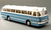 Коллекционная масштабная модель 1:43 Автобус ИКАРУС-55.13 бело-голубой с улучш. салоном (ClassicBus)