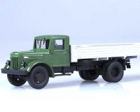 Коллекционная масштабная модель 1:43 Грузовой автомобиль МАЗ-200 зеленый, двухцветный (Автоистория)