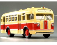 Коллекционная масштабная модель 1:43 Автобус ЗиС-155 бежево-красный (ClassicBus)