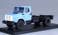 Коллекционная масштабная модель 1:43 Грузовой автомобиль ЗиЛ 4331 шасси голубой (SSM)
