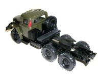 Коллекционная масштабная модель 1:43 Седельный тягач ЗиЛ-131В хаки (конверсия)
