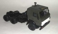 Масштабная модель 1:43 Советский седельный тягач 6х4 Камский -5410, ранний, хаки (Элекон)
