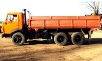 Коллекционная масштабная модель 1:43 КамАЗ-55102 оранжевый (конверсия)