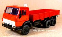 Коллекционная масштабная модель 1:43 КамАЗ-5320 красный (Элекон)