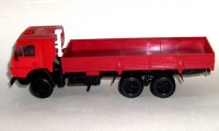 Коллекционная масштабная модель 1:43 КамАЗ-53212 красный (Элекон)