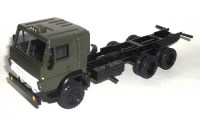 Коллекционная масштабная модель 1:43 Шасси КамАЗ-53213 кабина со спальником, хаки (Элекон)
