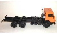 Коллекционная масштабная модель 1:43 Шасси КамАЗ-53213 оранжевый (Элекон)