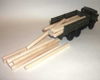 Набор: Бревно оцилиндрованное D 43см, длина 6,05м 1:43 (Минлесторг)