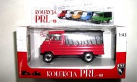 Коллекционная масштабная модель 1:43 грузовой автомобиль Zuk с тентом, красный (Atlas)