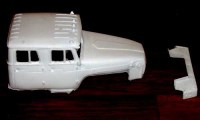 Кабина двойная нового образца для масштабной модели 1:43 Урал-4320 (Мастерская)