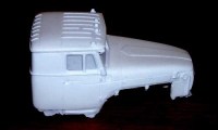 Кабина нового образца со спальником для масштабной модели 1:43 Урал-4320 (Мастерская)