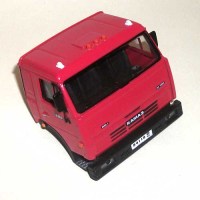Кабина красная для масштабной модели 1:43 КамАЗ-54115 (Bauer)