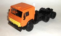 Коллекционная масштабная модель 1:43 Седельный тягач КамАЗ-5410 оранжевый (Элекон)