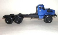 Коллекционная масштабная модель 1:43 Шасси 6х6 Урал-4320-1912-10 синий (Клен)