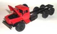 Коллекционная масштабная модель 1:43 Шасси 6х6 Урал-4320-1912-10 красный (Клен)