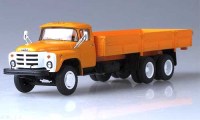 Коллекционная масштабная модель 1:43 Грузовой автомобиль ЗиЛ-133ГЯ оранжевый (SSM)