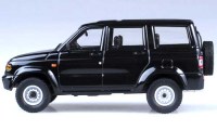 Коллекционная масштабная модель 1:43 Легковой автомобиль 4х4 УАЗ-3162 Симбир, черный  (Автоистория)