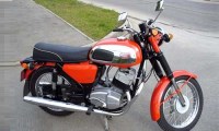 Коллекционная масштабная модель 1:18 Мотоцикл JAWA 634 (MSModels)