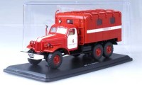 Коллекционная масштабная модель 1:43 Пожарный рукавный автомобиль АР-2 на шасси ЗИЛ-157К (SSM)