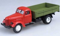 Коллекционная масштабная модель 1:43 Грузовой автомобиль ЗИС-150 красный, двухцветный (Автоистория)