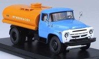 Коллекционная масштабная модель 1:43 Автоцистерна ТСВ-6 на базе ЗИЛ-130 двухцветый (SSM)
