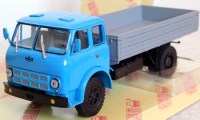 Коллекционная масштабная модель 1:43 Грузовой автомобиль МАЗ-500А серо-голубой (Наш Автопром)