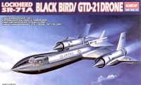 12509 Сборная масштабная модель 1:72 Самолет  SR-71 