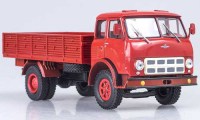Коллекционная масштабная модель 1:43 Грузовой автомобиль МАЗ-500А красный (Наш Автопром)