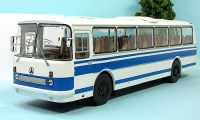 Коллекционная масштабная модель 1:43 Автобус ЛАЗ 699Р бело-синий (ClassicBus)