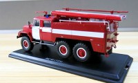 Коллекционная масштабная модель 1:43 Пожарный автомобиль АЦ-40 (131) 137 без надписи (SSM)