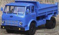 Коллекционная масштабная модель 1:43 Грузовой автомобиль МАЗ-503А синий (Наш Автопром)
