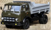 Коллекционная масштабная модель 1:43 Грузовой автомобиль МАЗ-503А хаки (Наш Автопром)