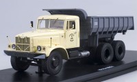Коллекционная масштабная модель 1:43 Самосвал КрАЗ-256Б1 бежево-серый (SSM)