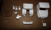 Кабина капотная на основе Iveco для масштабной модели 1:43 Урал-4320 (Мастерская)