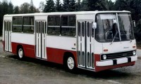 Коллекционная масштабная модель 1:43 Автобус Икарус 260 красно-белый (ClassicBus)