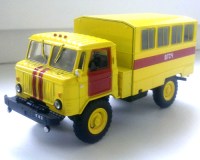 Коллекционная масштабная модель 1:43 АС-3902 (ГАЗ-66)  ВГСЧ с журналом (De Agostini)
